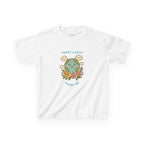 Cute Earth Day Kids Tee, Whimsical Children's T-Shirt, Eco-Friendly Apparel, Floral Children's Wear, Gift for Earth Lovers