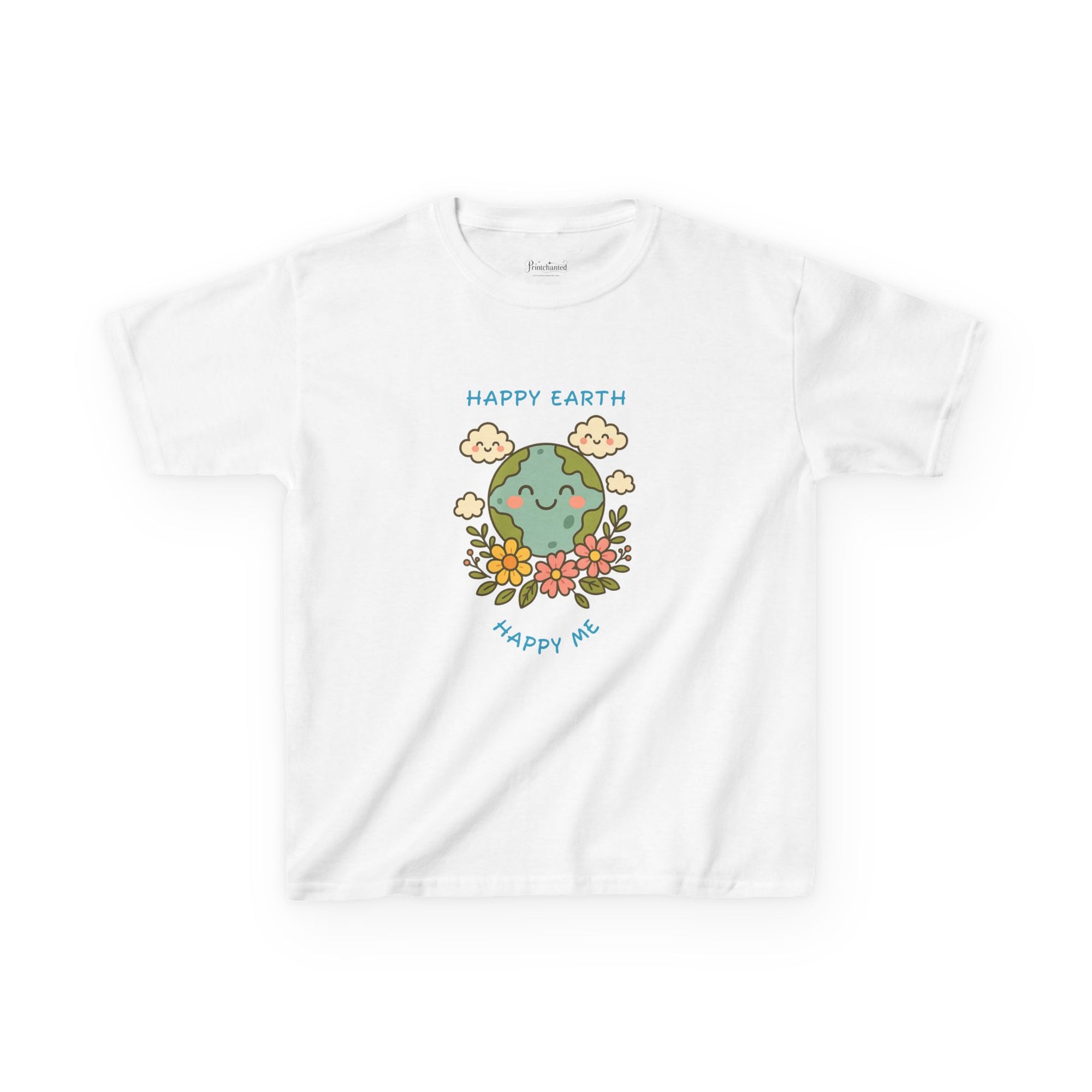 Cute Earth Day Kids Tee, Whimsical Children's T-Shirt, Eco-Friendly Apparel, Floral Children's Wear, Gift for Earth Lovers