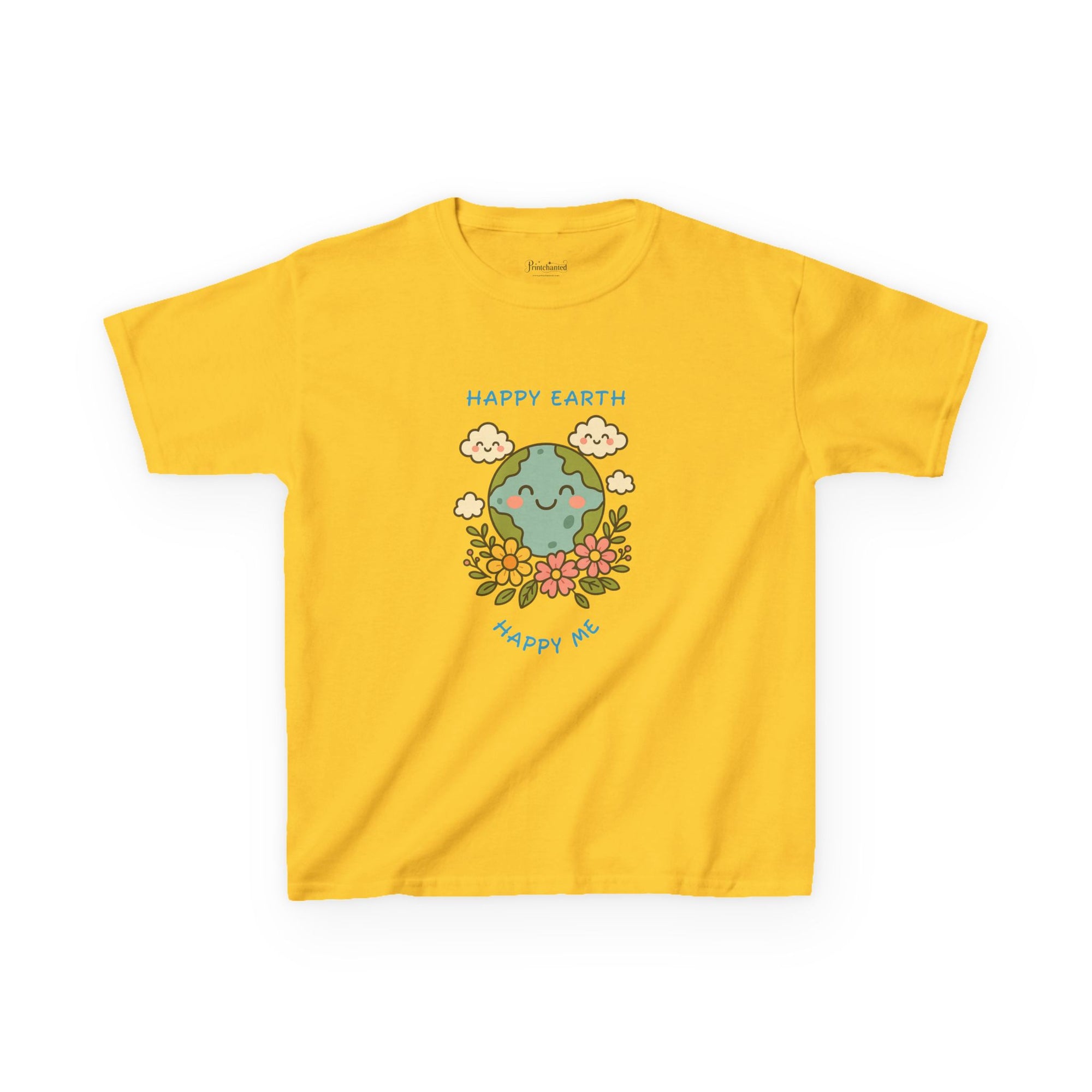 Cute Earth Day Kids Tee, Whimsical Children's T-Shirt, Eco-Friendly Apparel, Floral Children's Wear, Gift for Earth Lovers