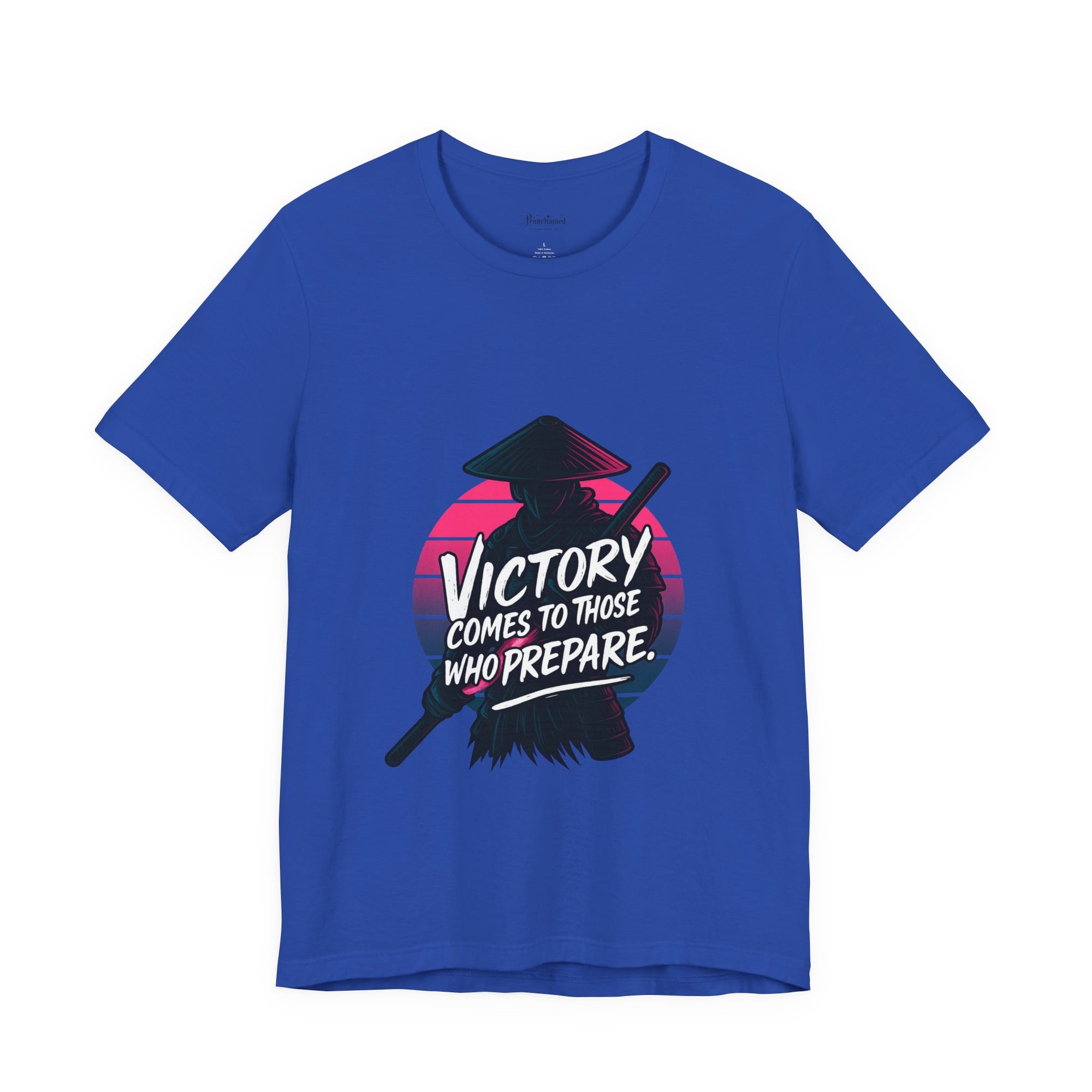 Victory Comes to Those Who Prepare Tee, Motivational T-Shirt, Unisex Graphic Tee, Inspirational Casual Wear, Gift for Gamers and Coaches