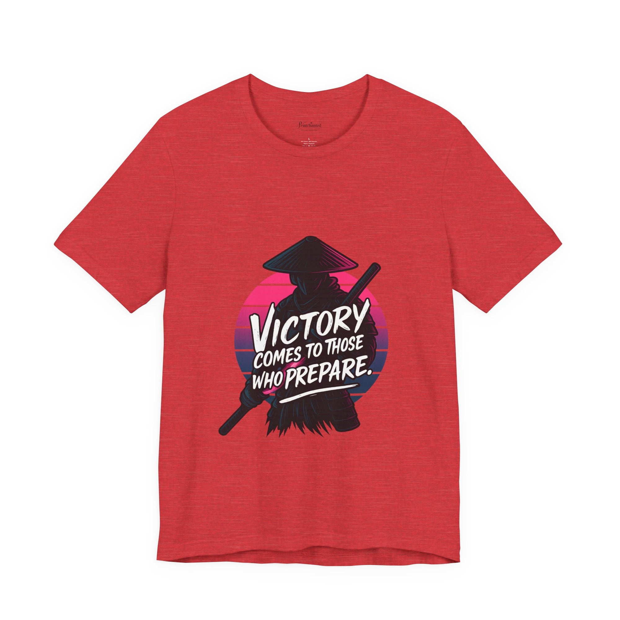 Victory Comes to Those Who Prepare Tee, Motivational T-Shirt, Unisex Graphic Tee, Inspirational Casual Wear, Gift for Gamers and Coaches