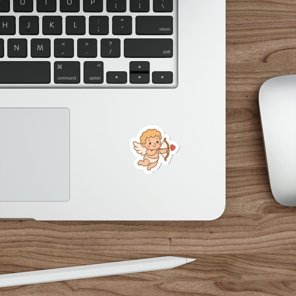 Cute Cupid Die-Cut Stickers - Adorable Love, Valentine's Day, Cute Gift, Home Decor, Laptop Sticker