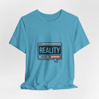 Reality Click Unisex Tee, Funny Graphic Shirt, Casual Wear, Geeky Apparel, Gift for Him/Her, Cool Tee for Everyday Style