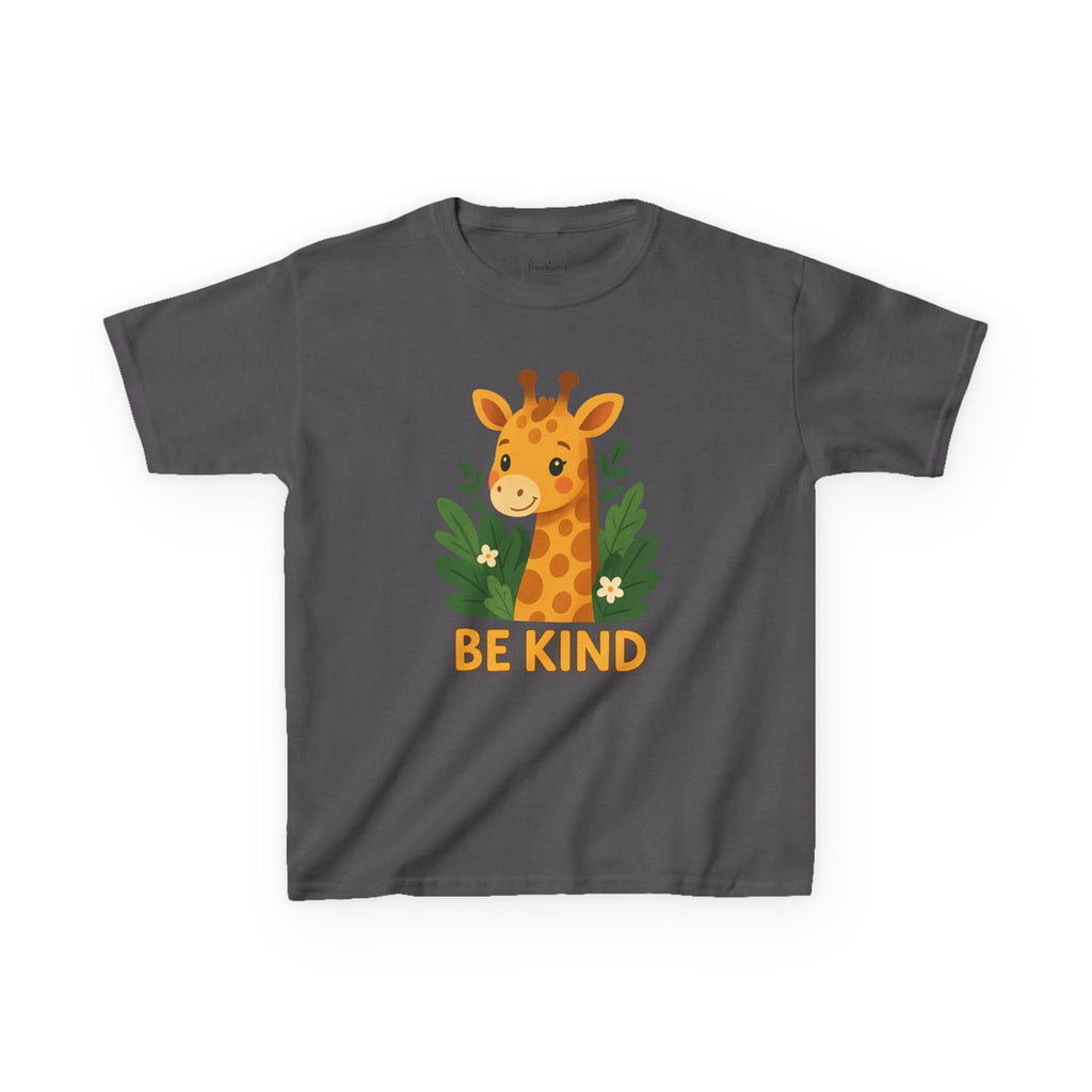 Kids Giraffe Tee - Be Kind T-Shirt, Children's Graphic Tee, Eco-Friendly Cotton Tee, Gift for Kids, Toddler Birthday Shirt