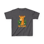 Kids Giraffe Tee - Be Kind T-Shirt, Children's Graphic Tee, Eco-Friendly Cotton Tee, Gift for Kids, Toddler Birthday Shirt
