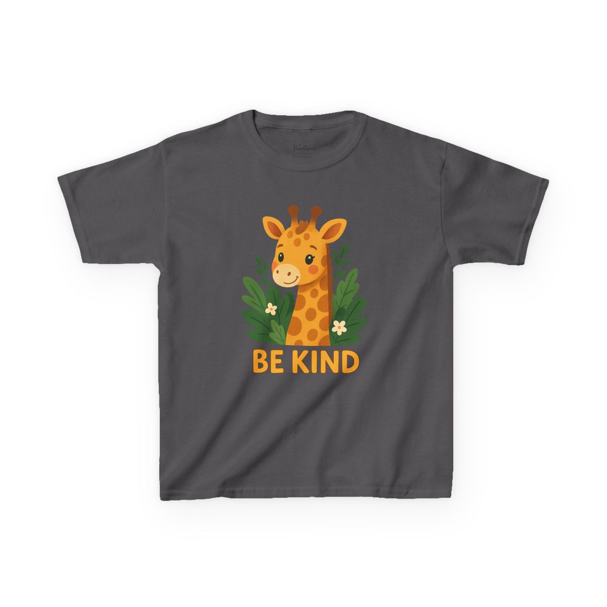 Kids Giraffe Tee - Be Kind T-Shirt, Children's Graphic Tee, Eco-Friendly Cotton Tee, Gift for Kids, Toddler Birthday Shirt