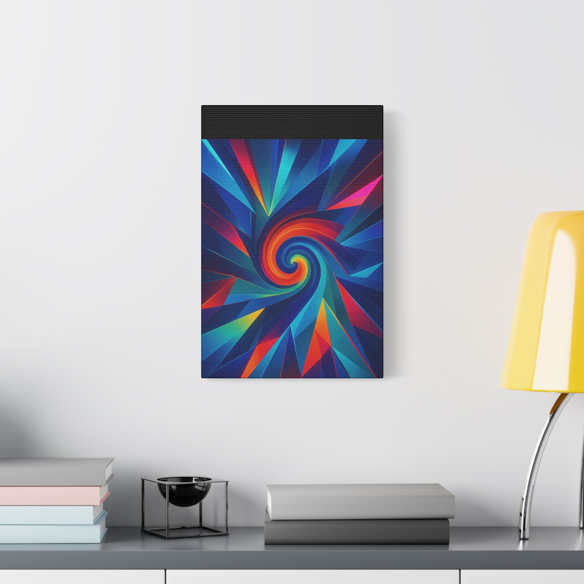 Vibrant Abstract Canvas Art, Colorful Wall Decor, Modern Home Aesthetic, Unique Living Room Art, Great Gift Idea