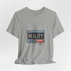Reality Click Unisex Tee, Funny Graphic Shirt, Casual Wear, Geeky Apparel, Gift for Him/Her, Cool Tee for Everyday Style