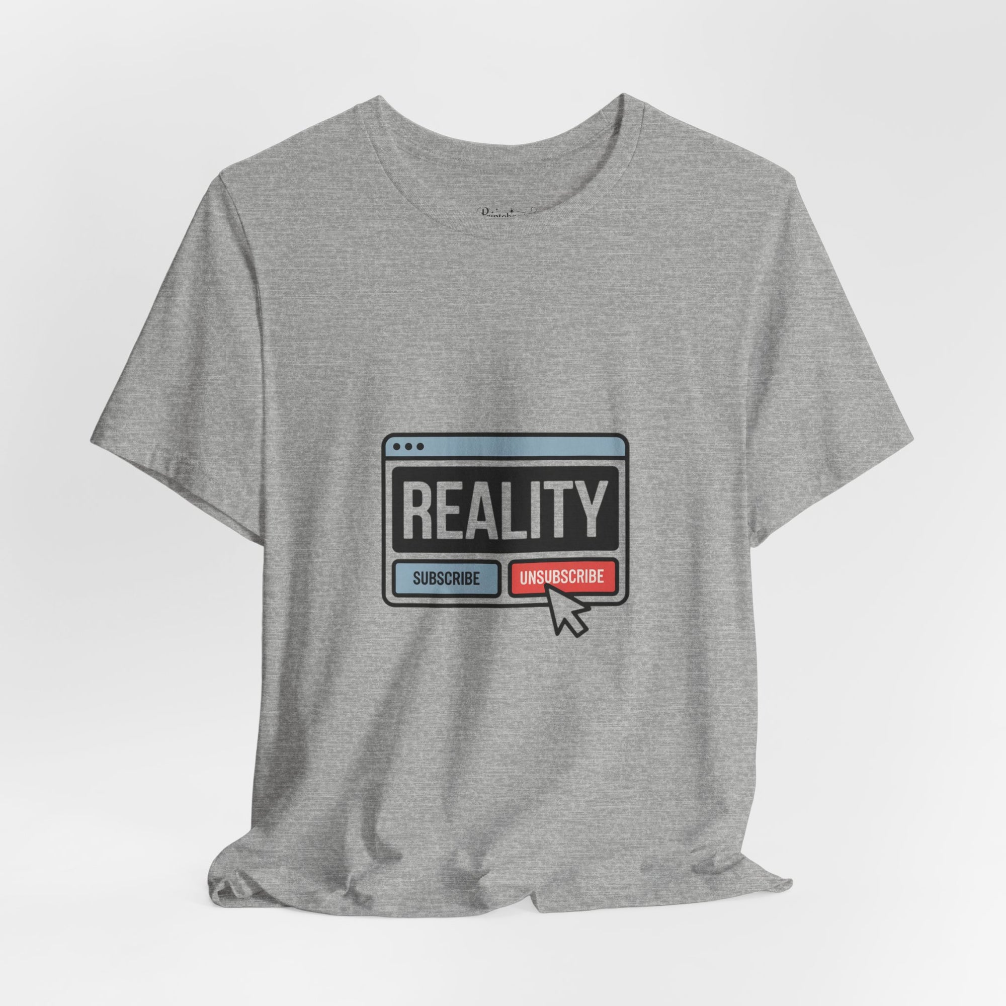 Reality Click Unisex Tee, Funny Graphic Shirt, Casual Wear, Geeky Apparel, Gift for Him/Her, Cool Tee for Everyday Style