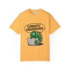 Whimsical Unisex T-Shirt, Currently Unsupervised Shirt, Fun Gift for Teens, Robot Graphic Tee, Casual Everyday Wear