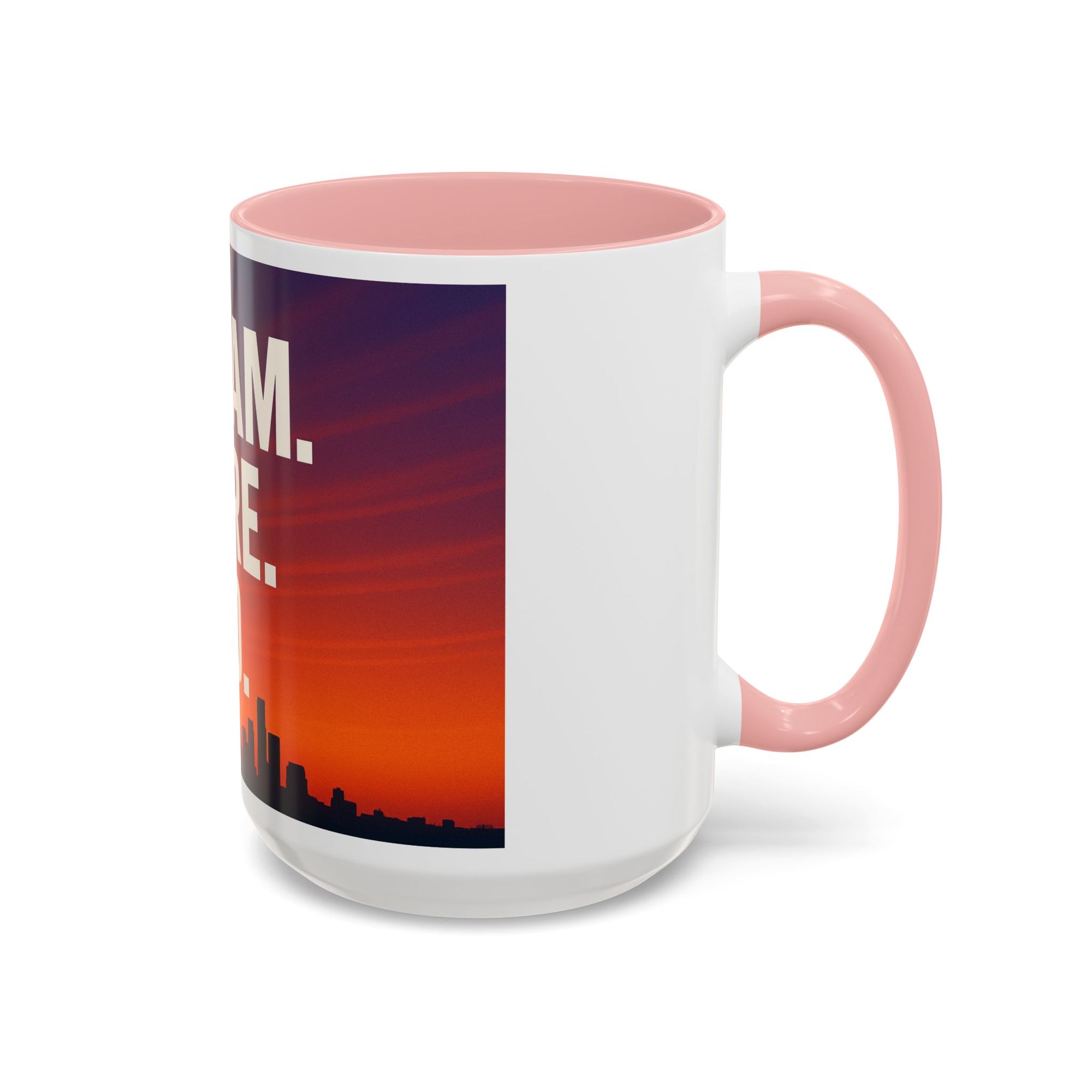 Inspiring Accent Coffee Mug - Dream, Dare, Do, Motivational Gift, Inspirational Drinkware, Sunset Design, Home Office Decor