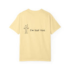 Lost & Found Humor T-Shirt, Funny Tee, Gift for Confused Friends, Casual Wear, Unisex Clothing, Unique T-Shirt