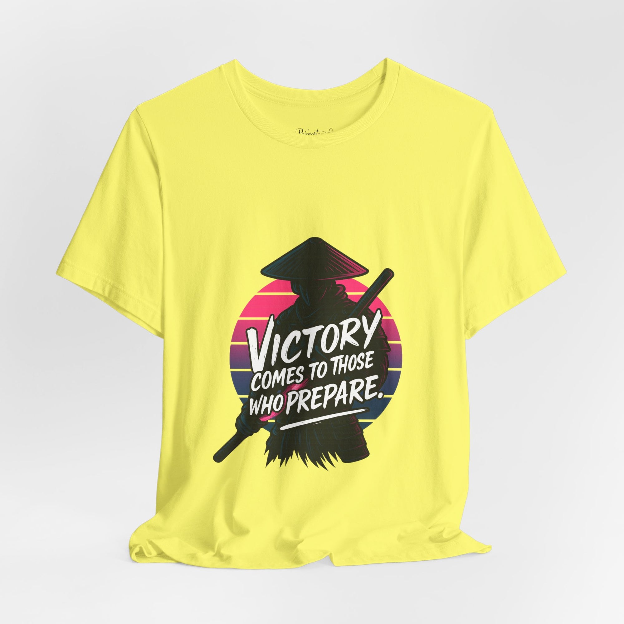 Victory Comes to Those Who Prepare Tee, Motivational T-Shirt, Unisex Graphic Tee, Inspirational Casual Wear, Gift for Gamers and Coaches