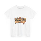 Permanently Hungry Tee, Funny Unisex Cotton T-Shirt, Gift for Food Lovers, Casual Wear, Quirky Humor Apparel