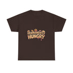 Permanently Hungry Tee, Funny Unisex Cotton T-Shirt, Gift for Food Lovers, Casual Wear, Quirky Humor Apparel