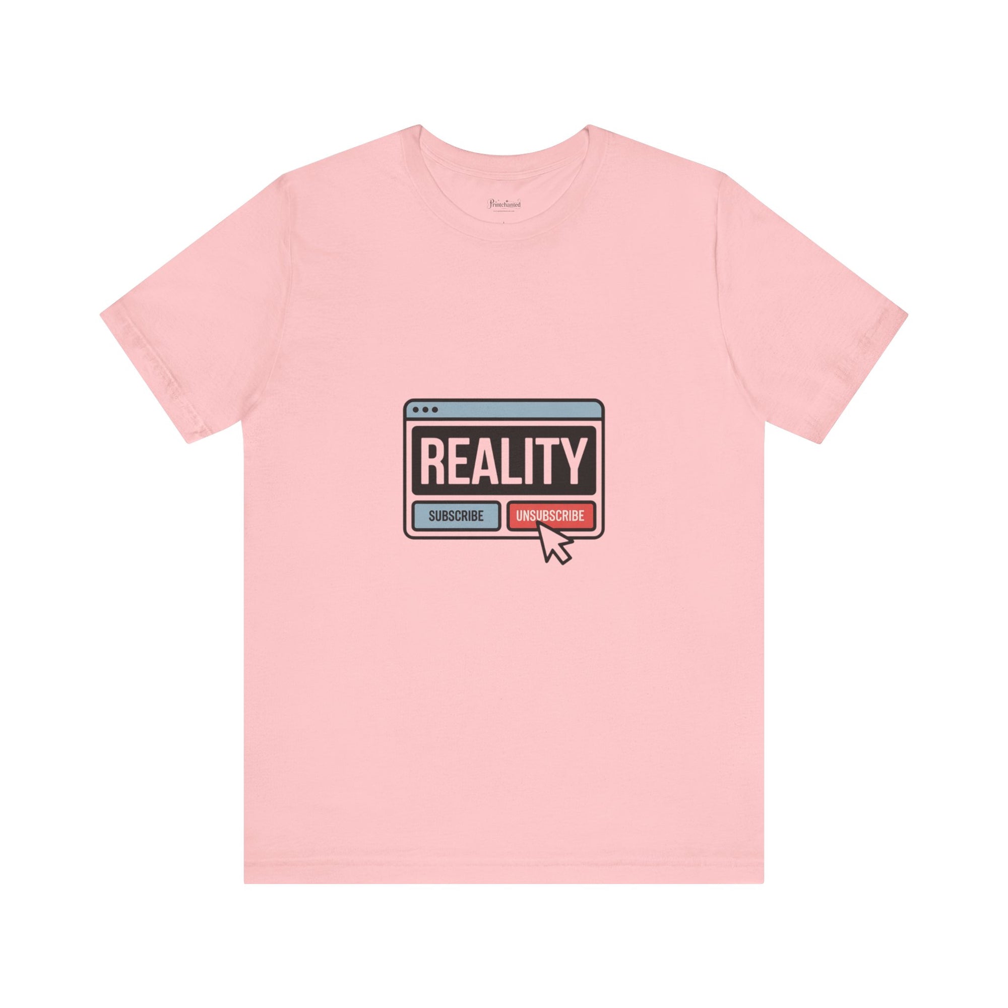 Reality Click Unisex Tee, Funny Graphic Shirt, Casual Wear, Geeky Apparel, Gift for Him/Her, Cool Tee for Everyday Style