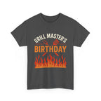 Grill Master's Birthday Tee, Funny BBQ T-Shirt, Gift for Men, Cooking Enthusiasts, Summer Party Apparel