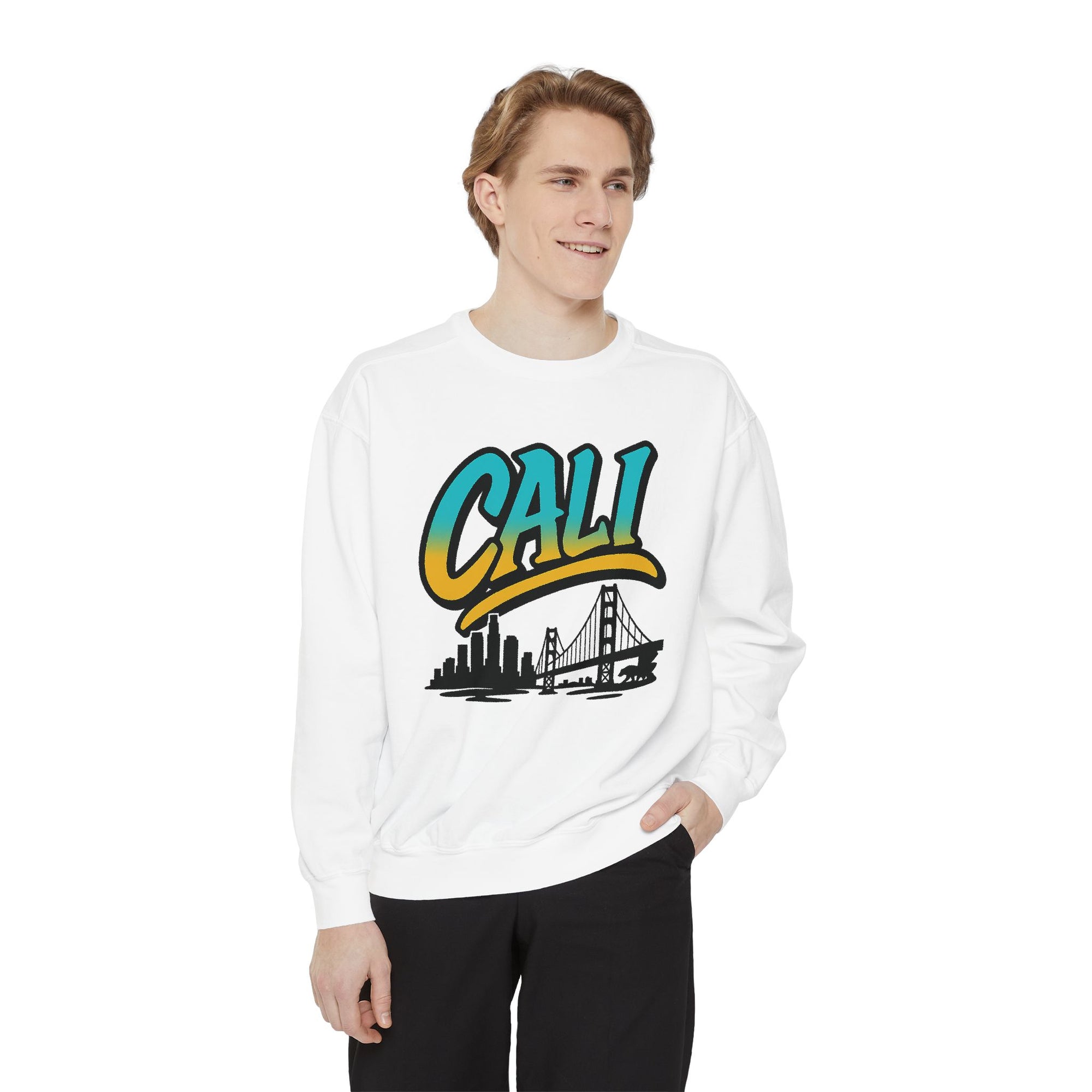 California Unisex Sweatshirt - Vintage Style, Cozy Apparel for Every Day, Great for Gifts, Beach Days, Festivals, Outdoor Adventures