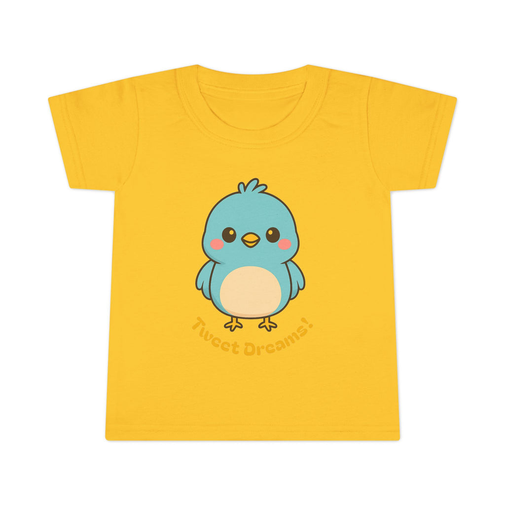 Cute Bird Toddler T-Shirt, Adorable Kids Tee, Baby Gift, Toddler Clothing, Fun Playwear, Summer Outfit