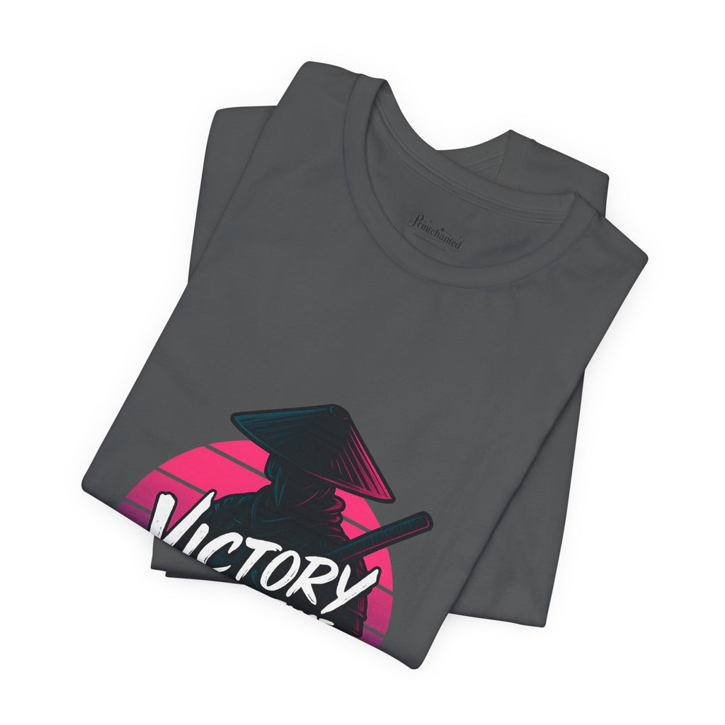 Victory Comes to Those Who Prepare Tee, Motivational T-Shirt, Unisex Graphic Tee, Inspirational Casual Wear, Gift for Gamers and Coaches
