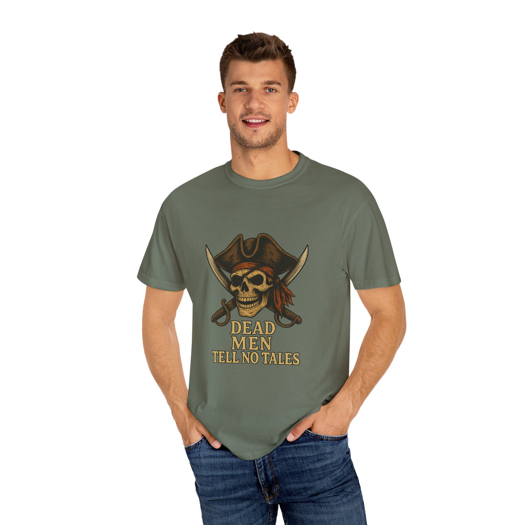 Pirate-Themed T-Shirt | Dead Men Tell No Tales | Perfect for Halloween, Parties, Gifts, Adventure Lovers, Pirate Fans