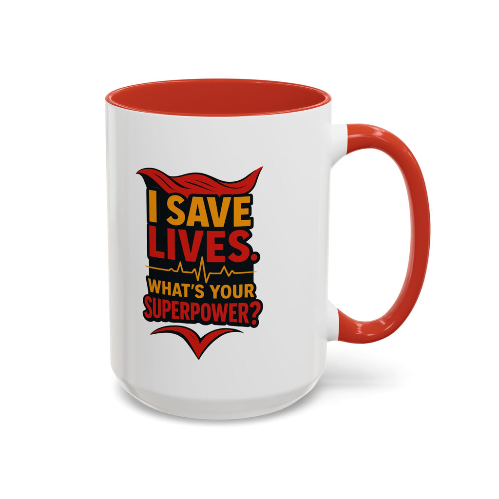 Heroic Superpower Coffee Mug - Perfect Gift for Nurses, EMS, Essential Workers, Motivational Gift, Inspirational Mug