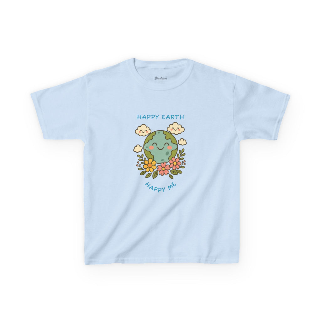 Cute Earth Day Kids Tee, Whimsical Children's T-Shirt, Eco-Friendly Apparel, Floral Children's Wear, Gift for Earth Lovers
