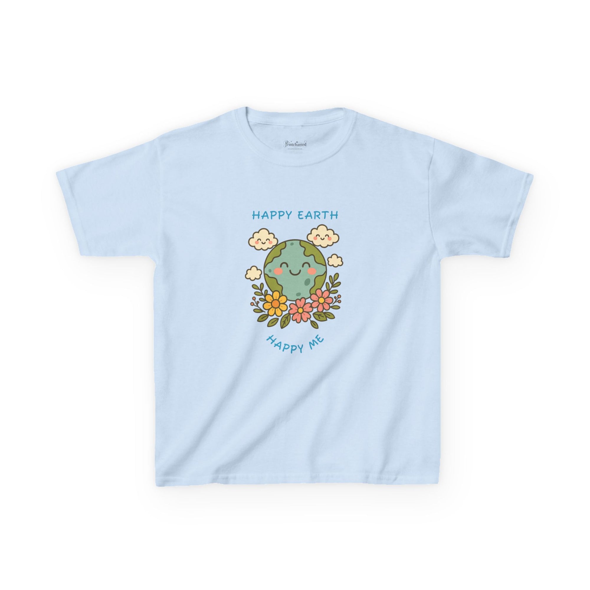 Cute Earth Day Kids Tee, Whimsical Children's T-Shirt, Eco-Friendly Apparel, Floral Children's Wear, Gift for Earth Lovers