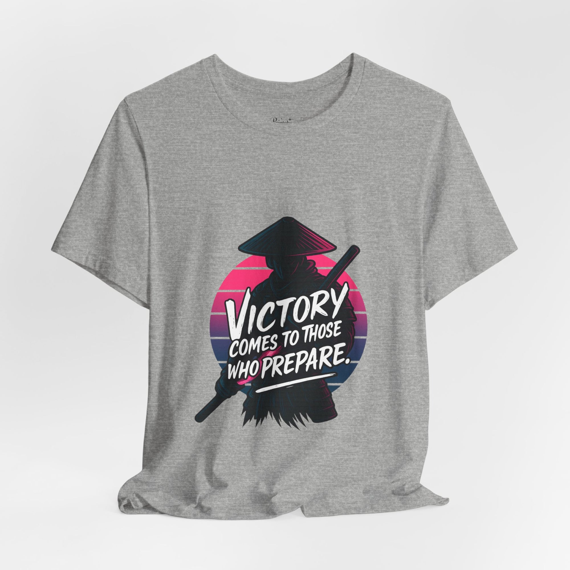 Victory Comes to Those Who Prepare Tee, Motivational T-Shirt, Unisex Graphic Tee, Inspirational Casual Wear, Gift for Gamers and Coaches