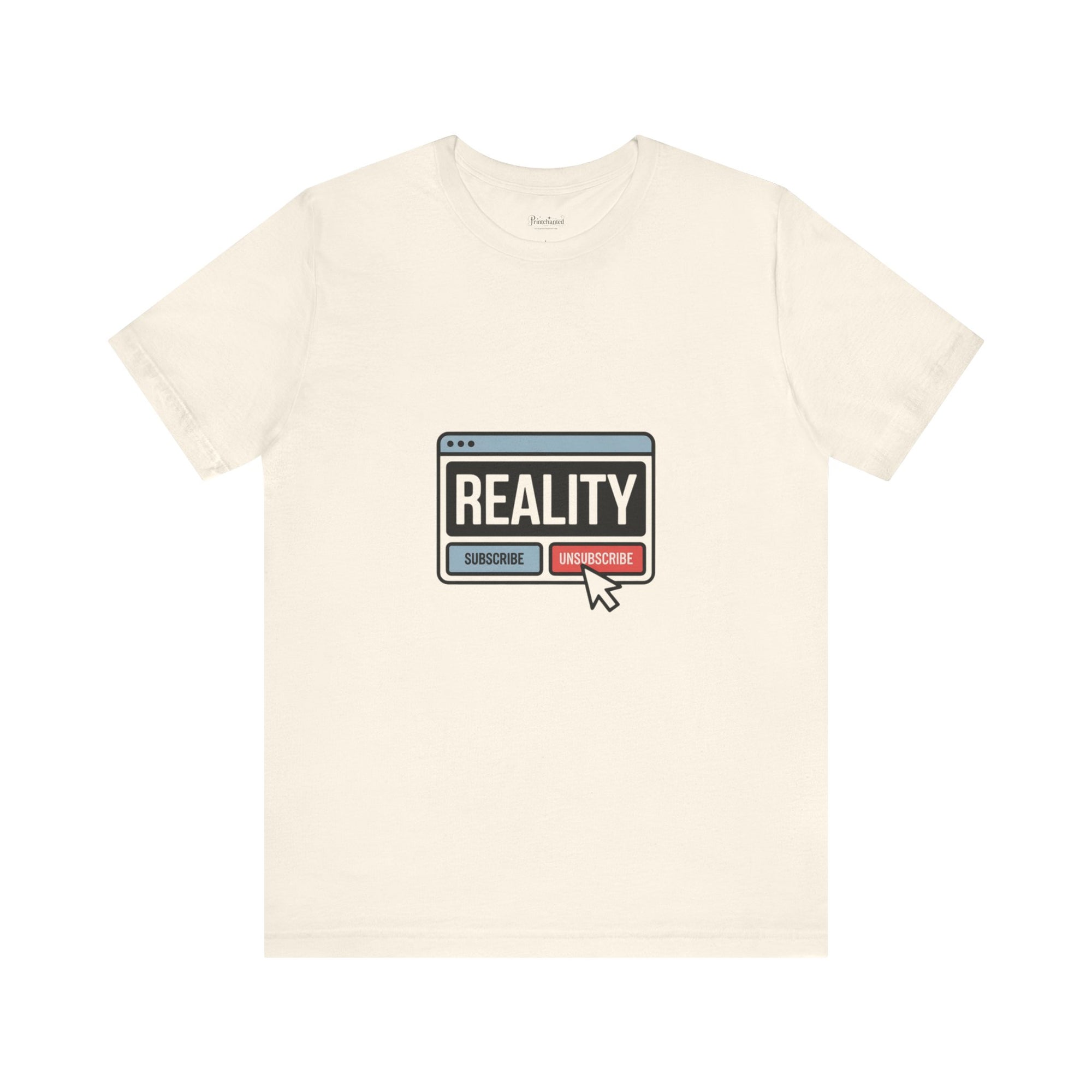 Reality Click Unisex Tee, Funny Graphic Shirt, Casual Wear, Geeky Apparel, Gift for Him/Her, Cool Tee for Everyday Style