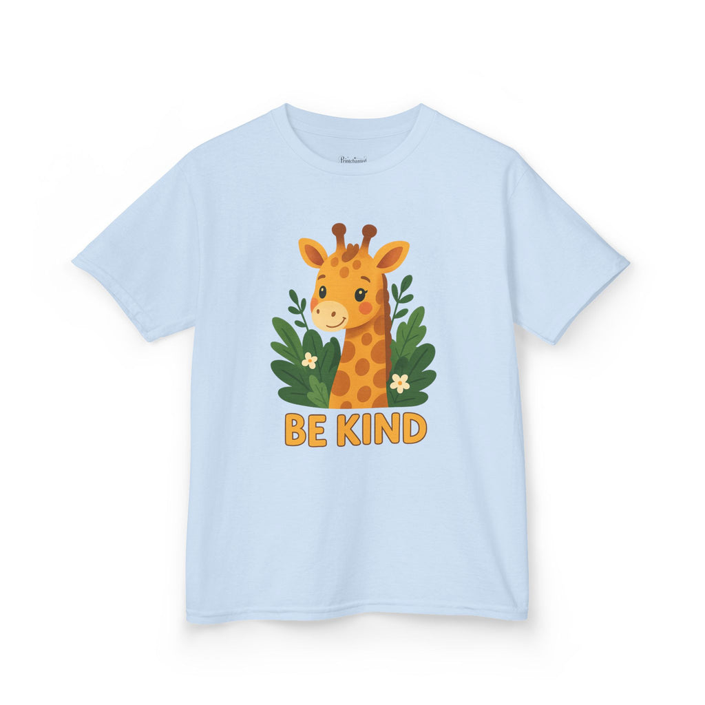 Kids Giraffe Tee - Be Kind T-Shirt, Children's Graphic Tee, Eco-Friendly Cotton Tee, Gift for Kids, Toddler Birthday Shirt