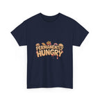 Permanently Hungry Tee, Funny Unisex Cotton T-Shirt, Gift for Food Lovers, Casual Wear, Quirky Humor Apparel
