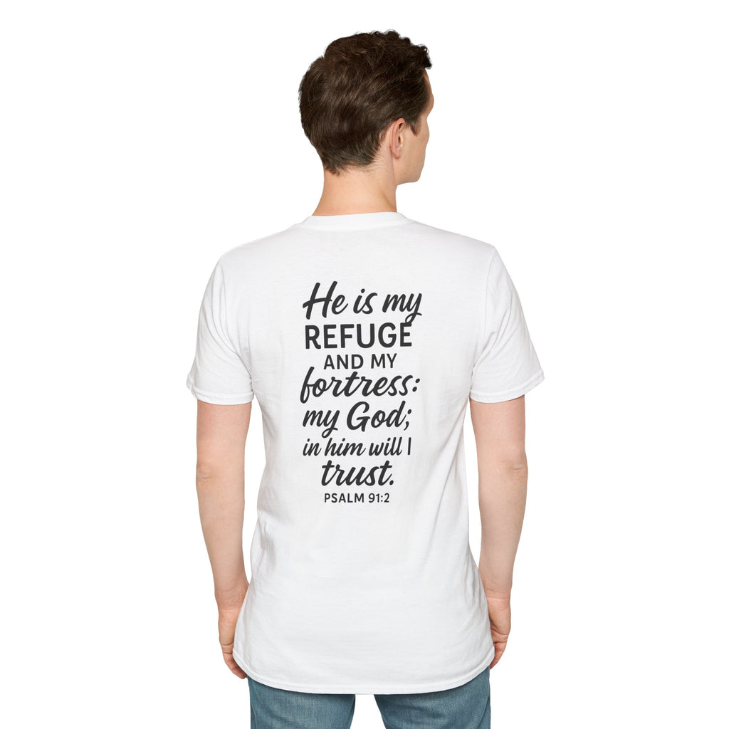 Faith-Inspired Unisex Softstyle T-Shirt, Inspirational Graphic Tee, Christian Apparel, Unique Gift for Believers, Everyday Comfort Wear