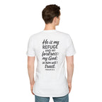 Faith-Inspired Unisex Softstyle T-Shirt, Inspirational Graphic Tee, Christian Apparel, Unique Gift for Believers, Everyday Comfort Wear