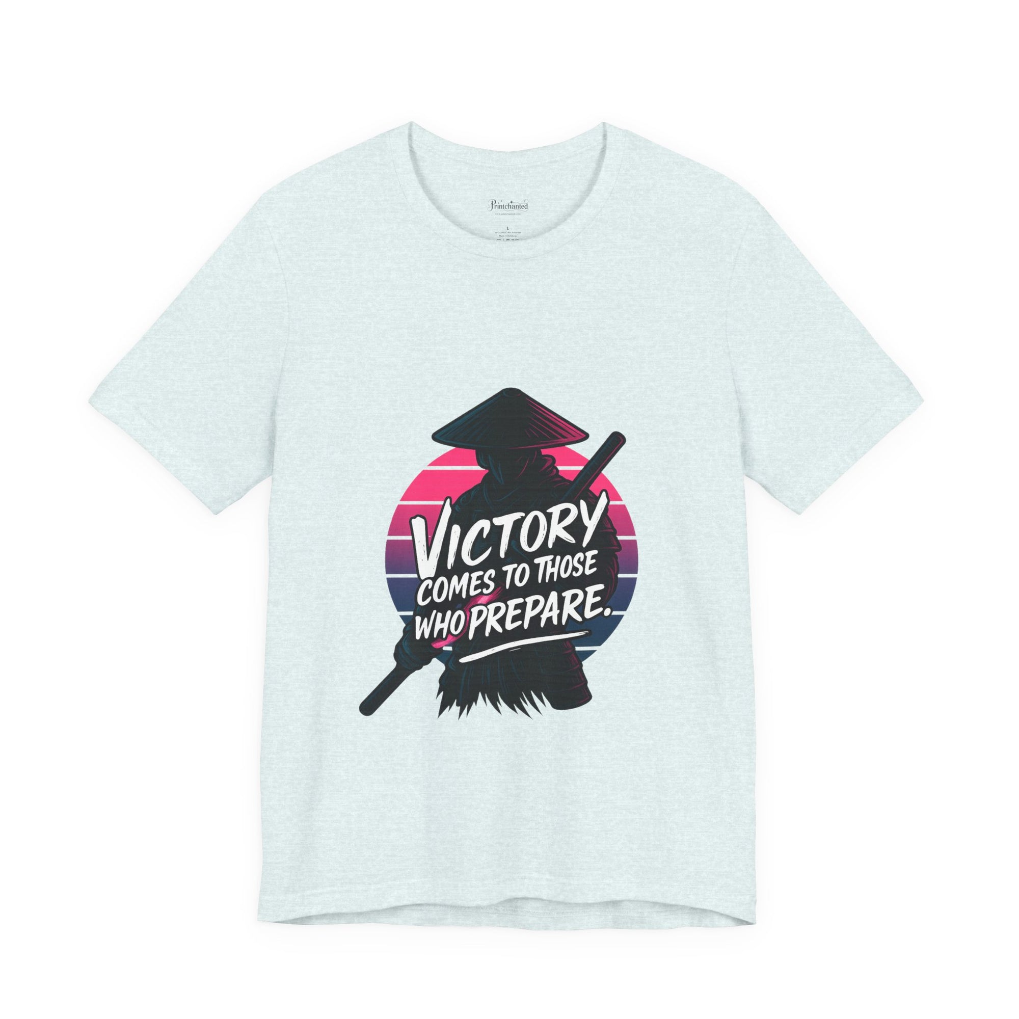 Victory Comes to Those Who Prepare Tee, Motivational T-Shirt, Unisex Graphic Tee, Inspirational Casual Wear, Gift for Gamers and Coaches