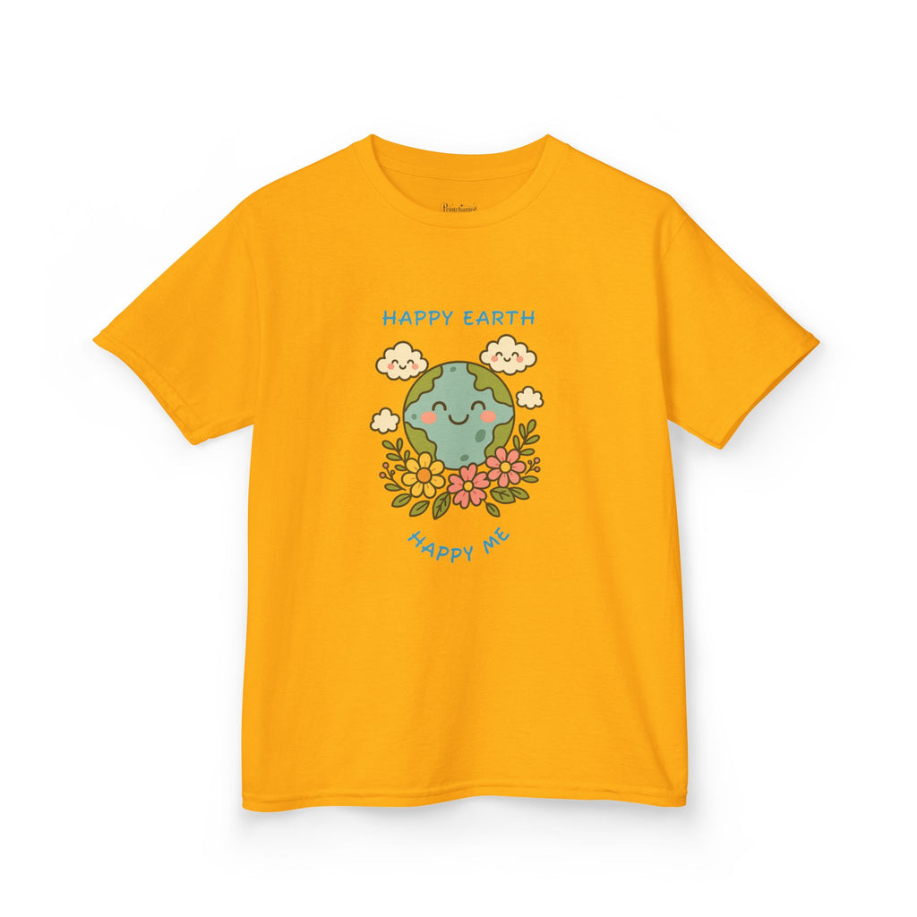 Cute Earth Day Kids Tee, Whimsical Children's T-Shirt, Eco-Friendly Apparel, Floral Children's Wear, Gift for Earth Lovers