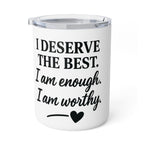 Inspirational Insulated Coffee Mug, Motivational Gift, Self-Care Cup, Affirmation Mug, 10oz, Coffee Lover Gift, Self-Love