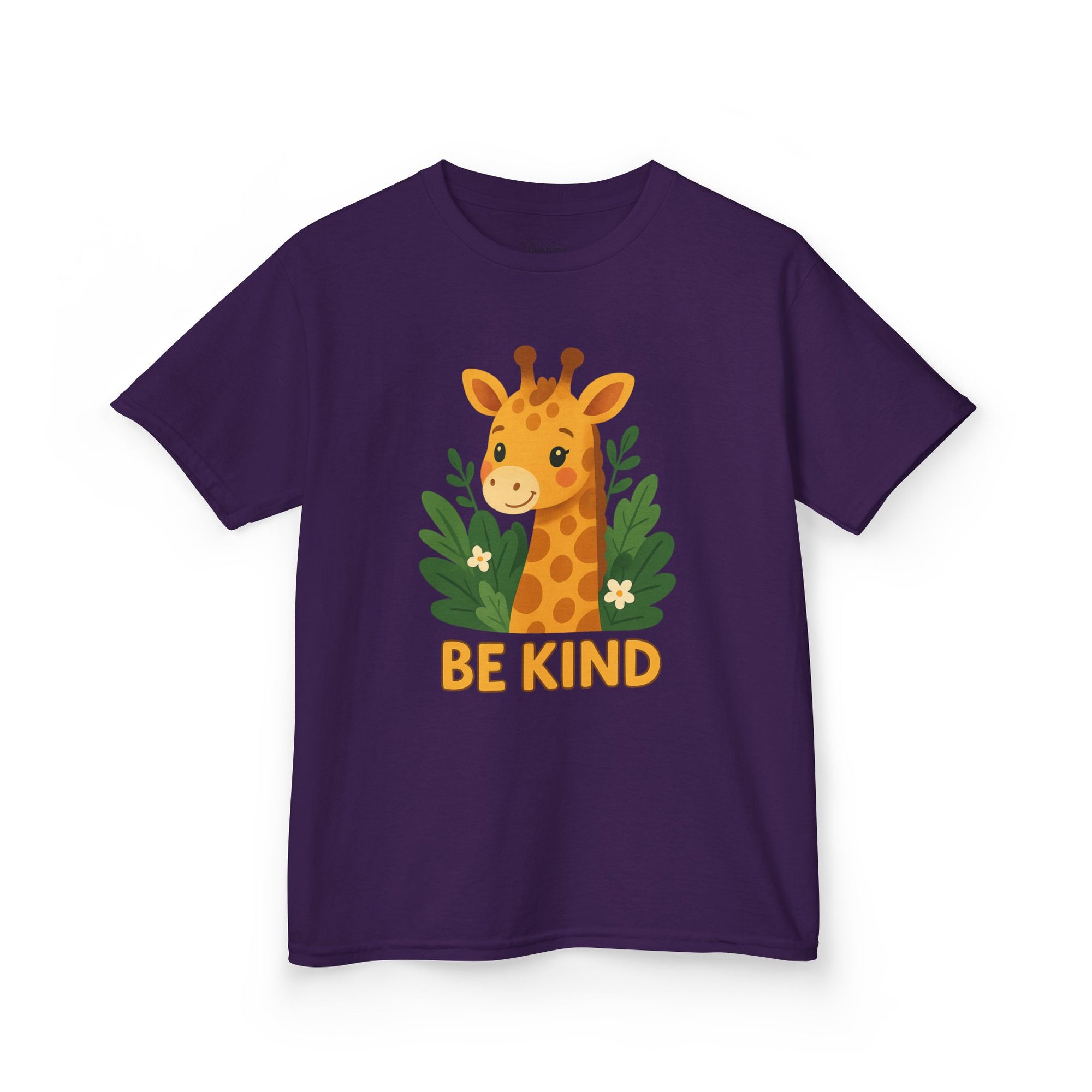 Kids Giraffe Tee - Be Kind T-Shirt, Children's Graphic Tee, Eco-Friendly Cotton Tee, Gift for Kids, Toddler Birthday Shirt