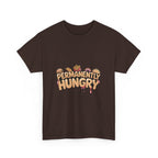 Permanently Hungry Tee, Funny Unisex Cotton T-Shirt, Gift for Food Lovers, Casual Wear, Quirky Humor Apparel