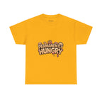 Permanently Hungry Tee, Funny Unisex Cotton T-Shirt, Gift for Food Lovers, Casual Wear, Quirky Humor Apparel