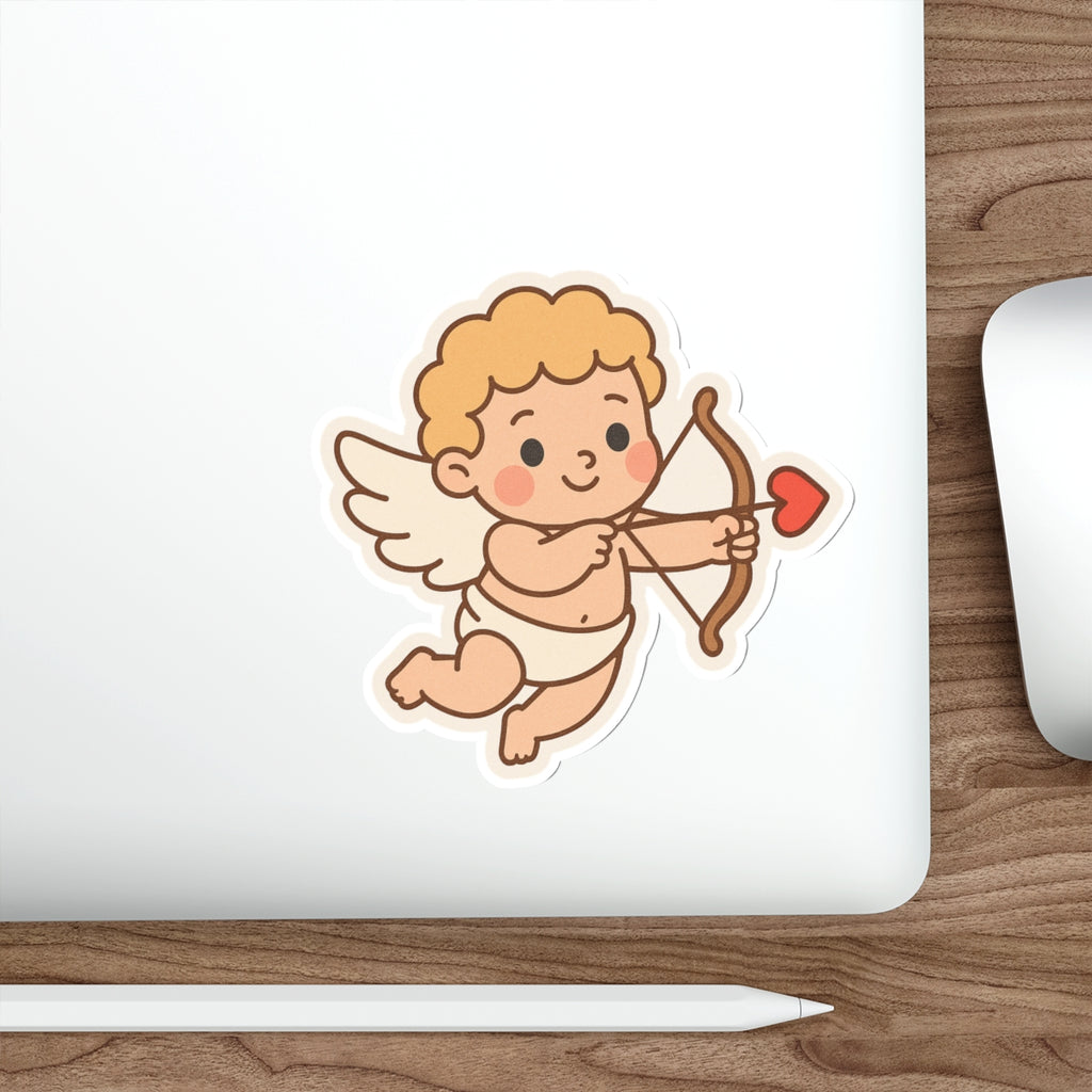Cute Cupid Die-Cut Stickers - Adorable Love, Valentine's Day, Cute Gift, Home Decor, Laptop Sticker