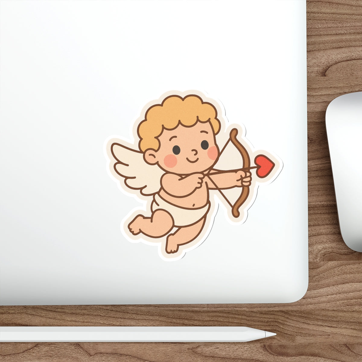 Cute Cupid Die-Cut Stickers - Adorable Love, Valentine's Day, Cute Gift, Home Decor, Laptop Sticker