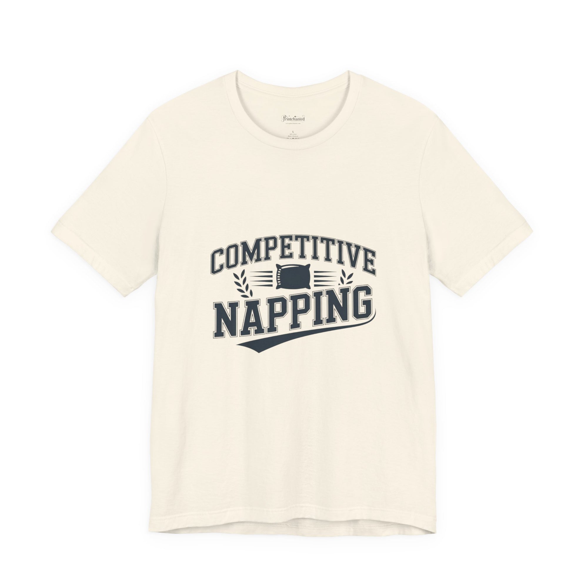 Funny Competitive Napping Tee | Unisex Jersey Short Sleeve T-Shirt, Gifts for Nap Lovers, Fun Sleep Shirt, Humor Apparel, Lazy Day Outfit