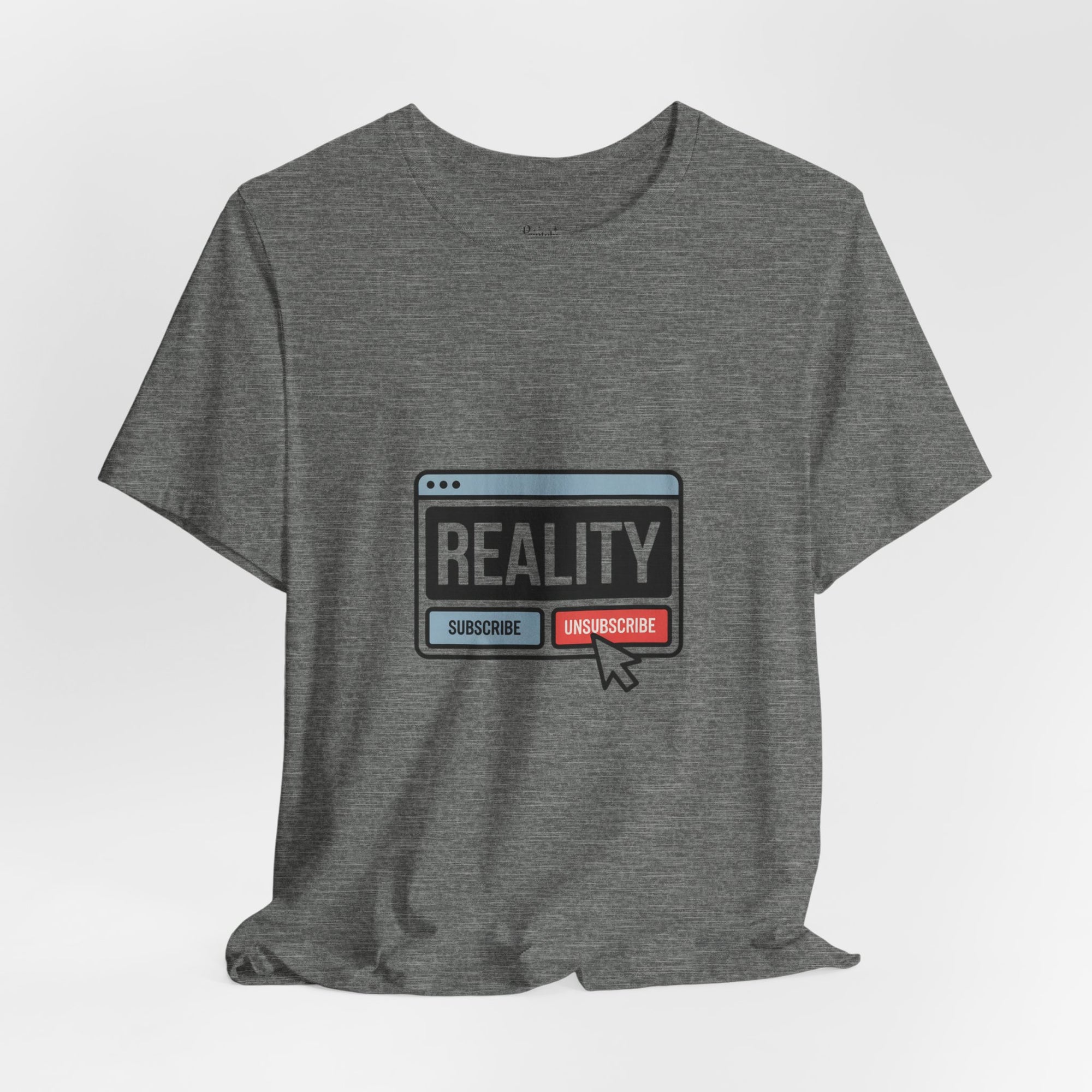 Reality Click Unisex Tee, Funny Graphic Shirt, Casual Wear, Geeky Apparel, Gift for Him/Her, Cool Tee for Everyday Style