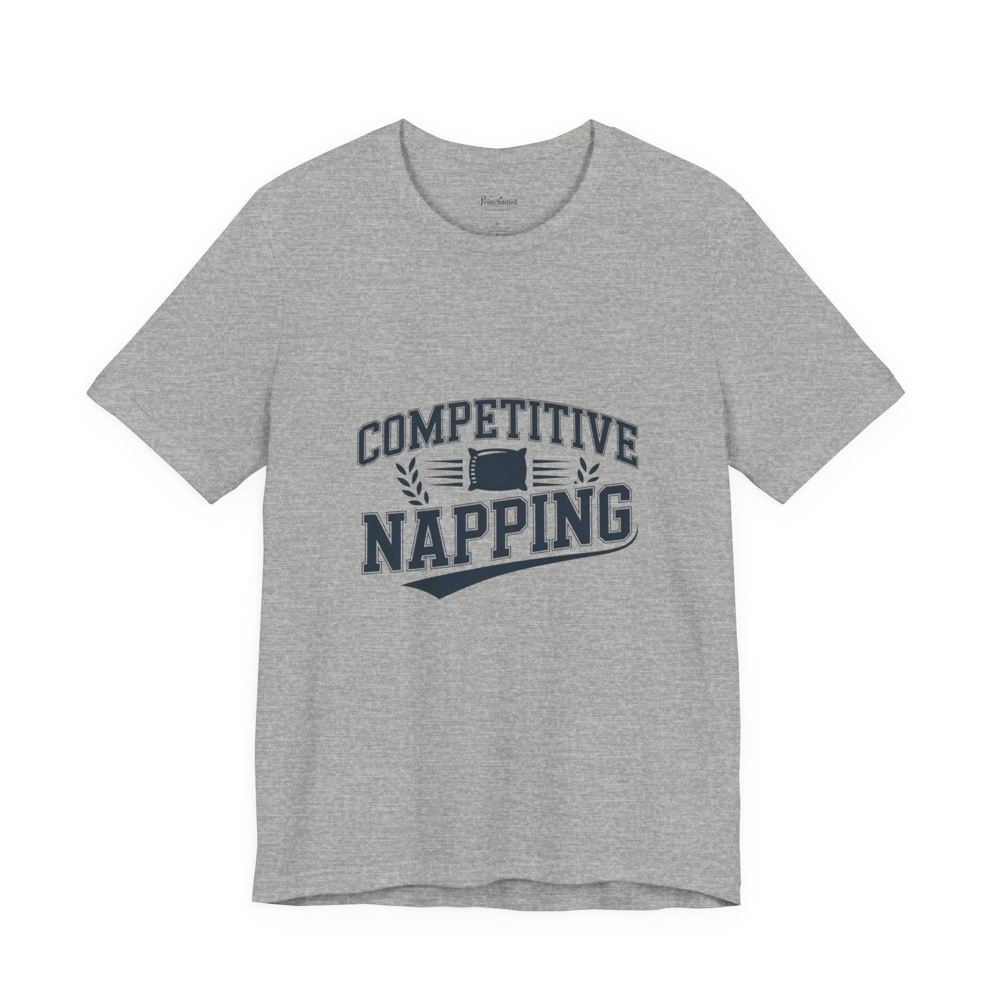 Funny Competitive Napping Tee | Unisex Jersey Short Sleeve T-Shirt, Gifts for Nap Lovers, Fun Sleep Shirt, Humor Apparel, Lazy Day Outfit