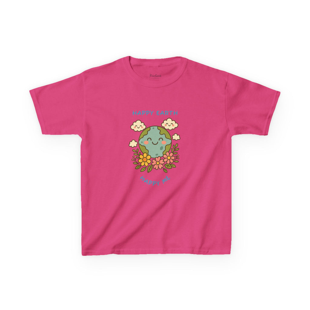 Cute Earth Day Kids Tee, Whimsical Children's T-Shirt, Eco-Friendly Apparel, Floral Children's Wear, Gift for Earth Lovers