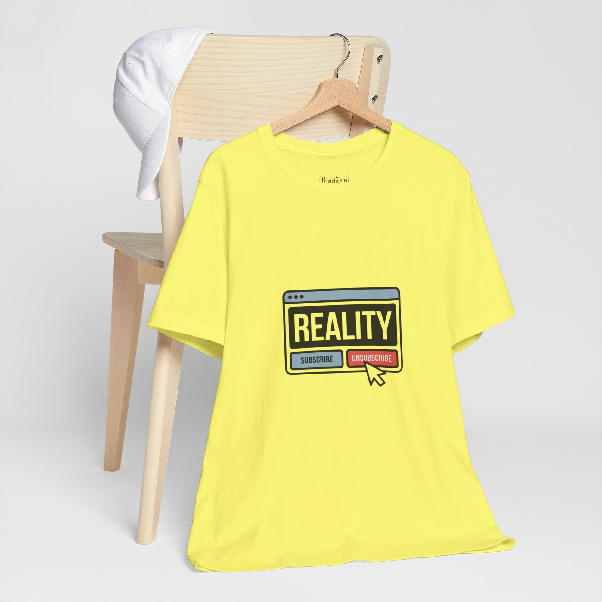 Reality Click Unisex Tee, Funny Graphic Shirt, Casual Wear, Geeky Apparel, Gift for Him/Her, Cool Tee for Everyday Style