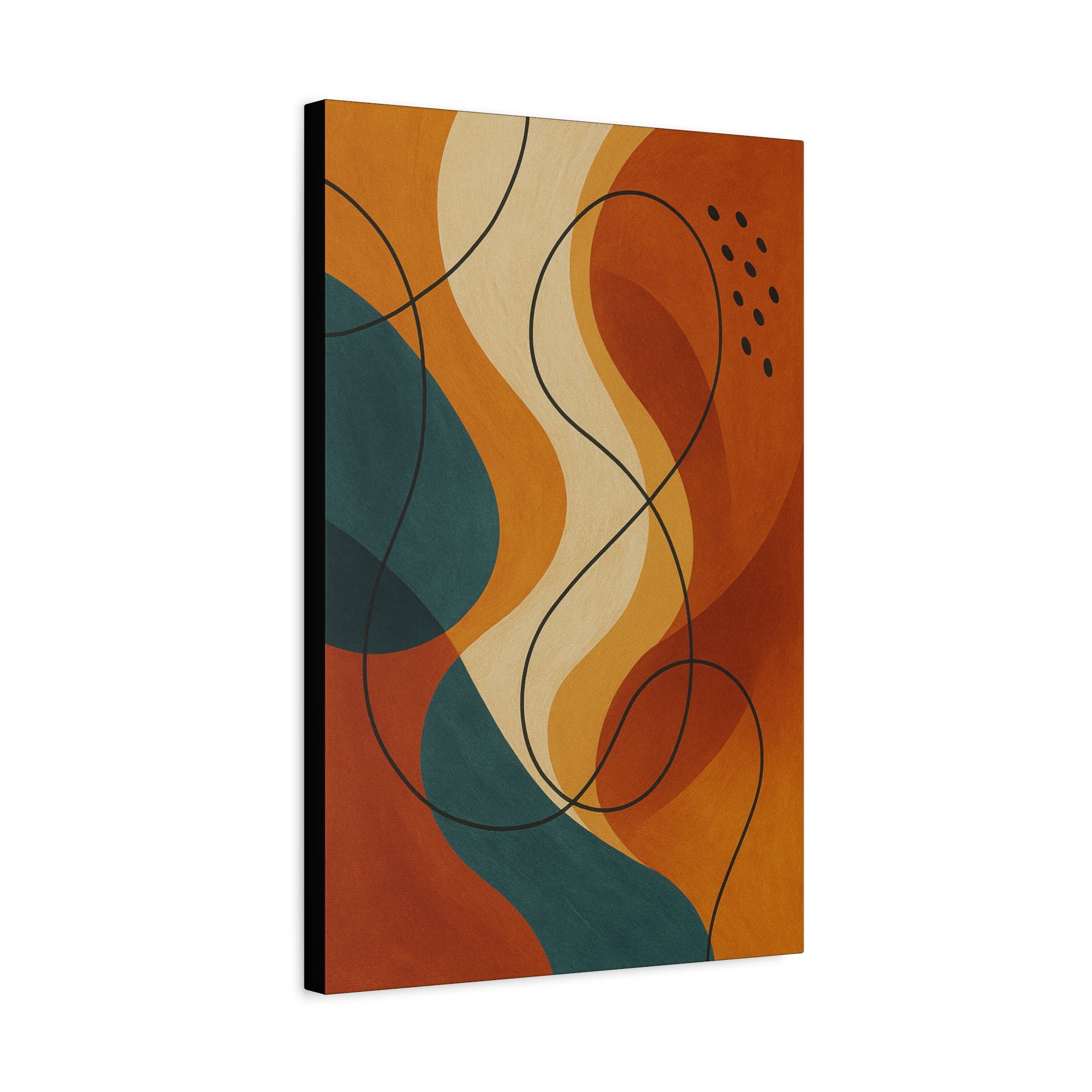 Abstract Wall Art Canvas Print, Modern Home Decor, Colorful Art, Bohemian Decor, Unique Gift for Her