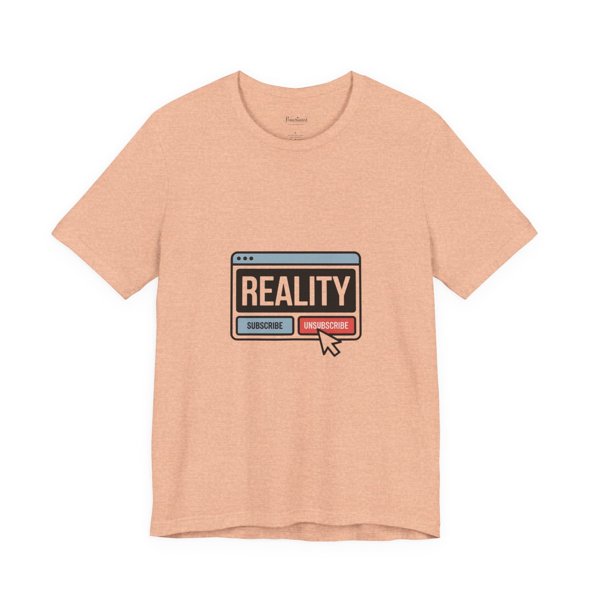 Reality Click Unisex Tee, Funny Graphic Shirt, Casual Wear, Geeky Apparel, Gift for Him/Her, Cool Tee for Everyday Style
