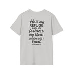 Faith-Inspired Unisex Softstyle T-Shirt, Inspirational Graphic Tee, Christian Apparel, Unique Gift for Believers, Everyday Comfort Wear